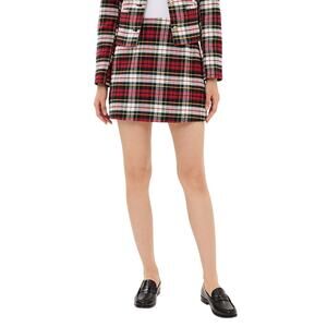 Hill House Home 'The Hallie' Red Cotton Skirt Size M